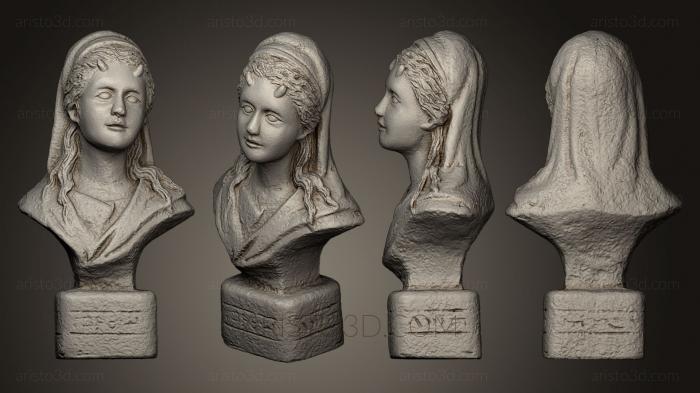 Busts and heads antique and historical (BUSTA_0488) 3D model for CNC machine
